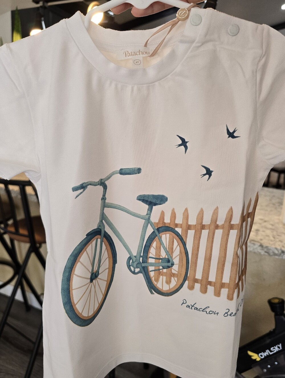 NWT Patachou 4T Boy Beach Bicycle Graphic Tee European Luxury Designer - Picture 11 of 13